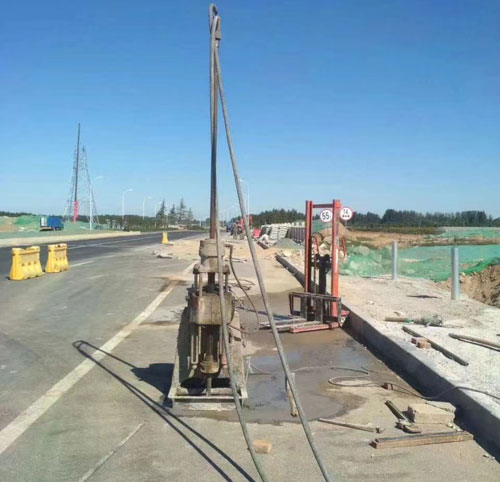 红河公路高聚物注浆加固